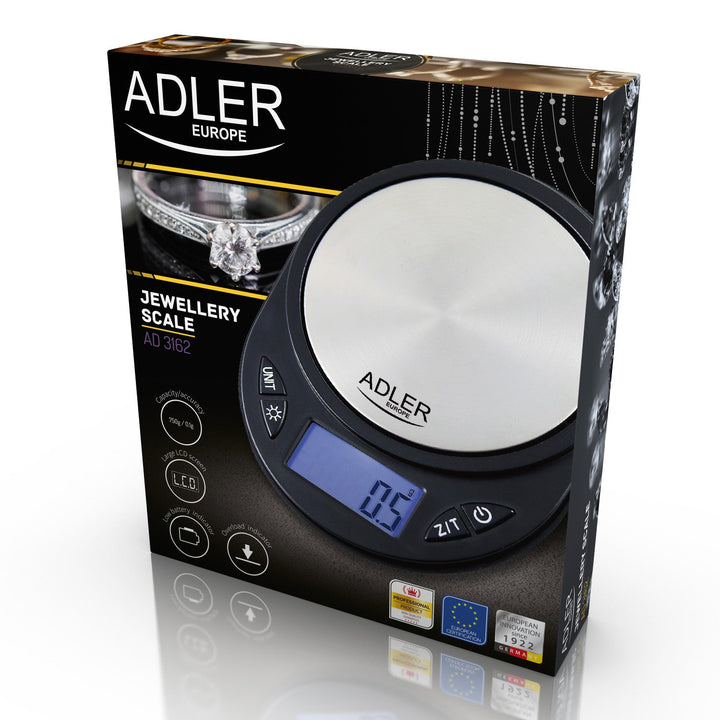 Прецизен кантар Adler AD 3162 – малък размер, големи възможности