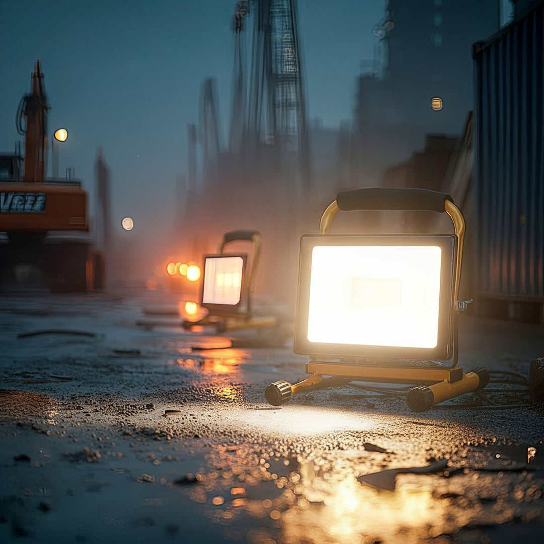 Подов работен статив за LED прожектори с регулируем ъгъл Maclean MCE652