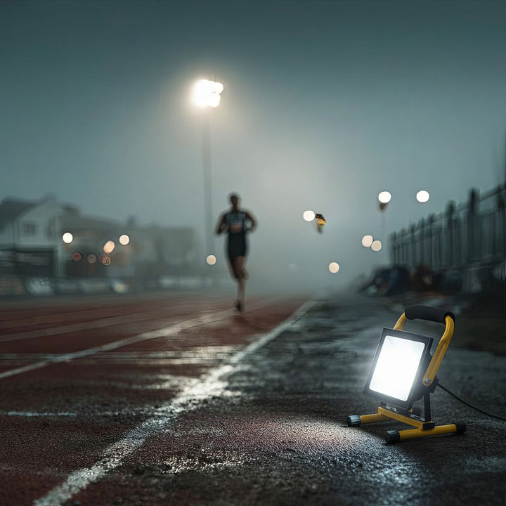 Подов работен статив за LED прожектори с регулируем ъгъл Maclean MCE652
