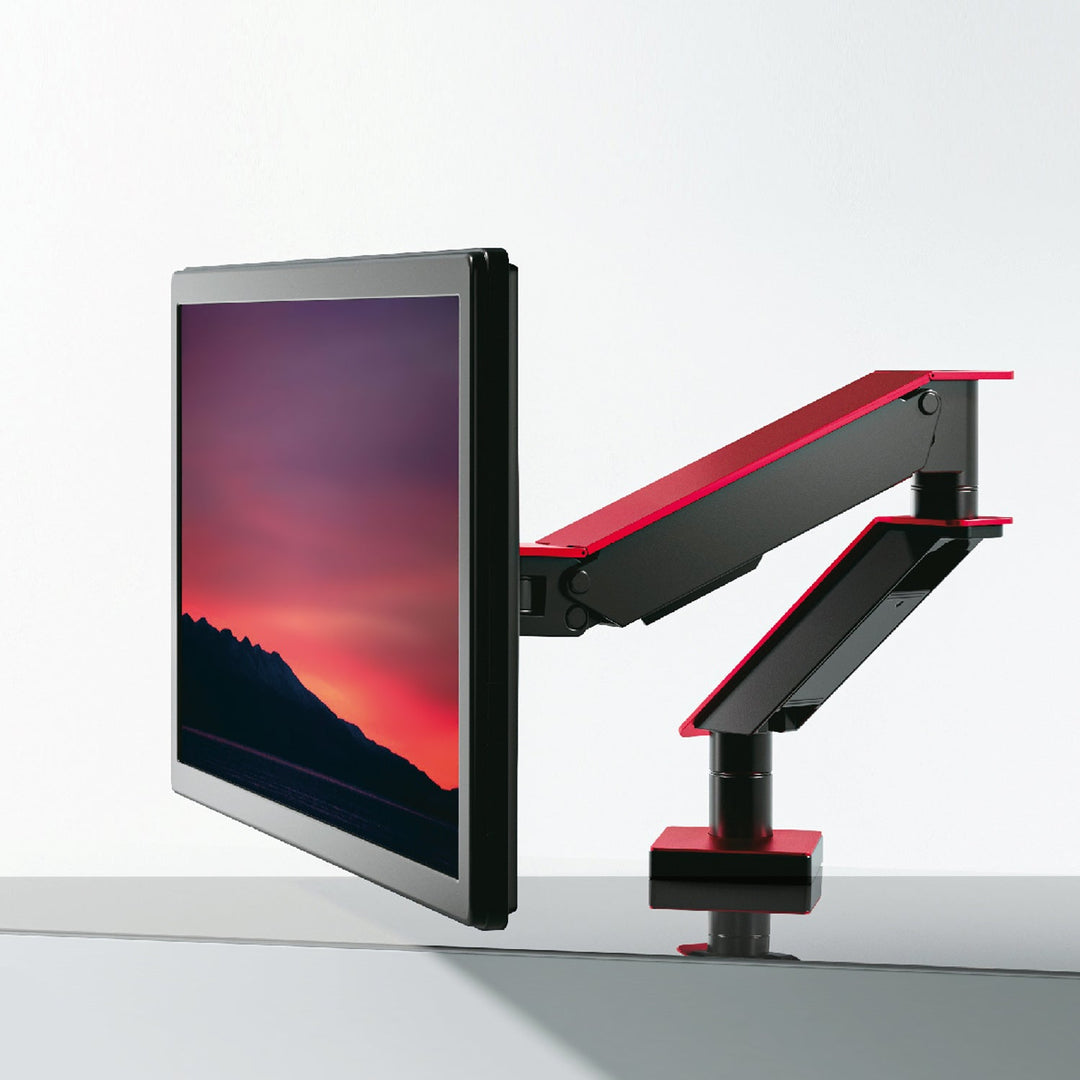 NanoRS LCD монитор за игри, 17-32", 8 кг, VESA 75x75 и 100x100, двойна ръка, RS162