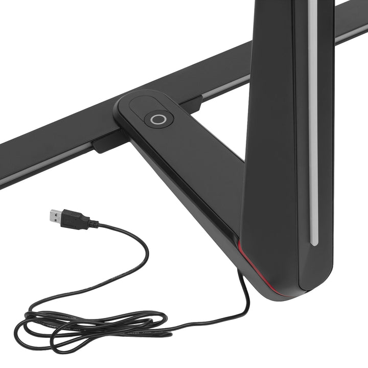 Стойка за гейминг монитор NanoRS, регулиране на височината, RGB LED, 32-55", макс. VESA 400x400, макс. 40 кг, RS167