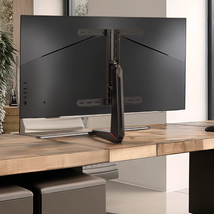 Стойка за гейминг монитор NanoRS, регулиране на височината, RGB LED, 32-55", макс. VESA 400x400, макс. 40 кг, RS167