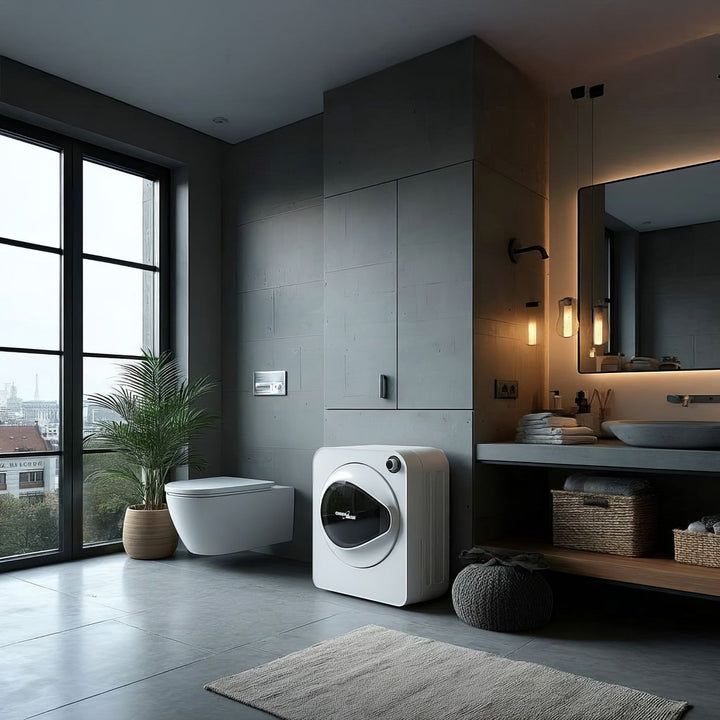 Електрическа барабанна сушилня за дрехи GreenBlue, капацитет 3 кг, GB405