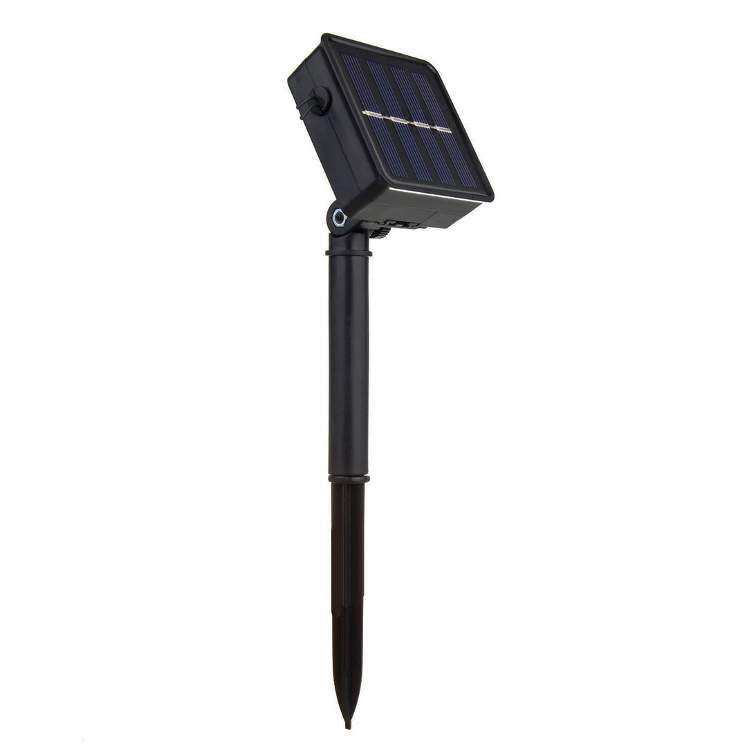Слънчеви LED светлини Maclean, дължина 2,4 м, 144 LED диода, 8 RGB ледени висулки, режим на падащи ледени висулки, 800 mAh Li батерия, MCE412