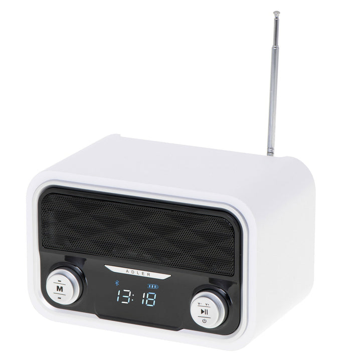 FM радио Bluetooth 1800 mAh SD USB MP3 AUX LCD Adler AD 1185
