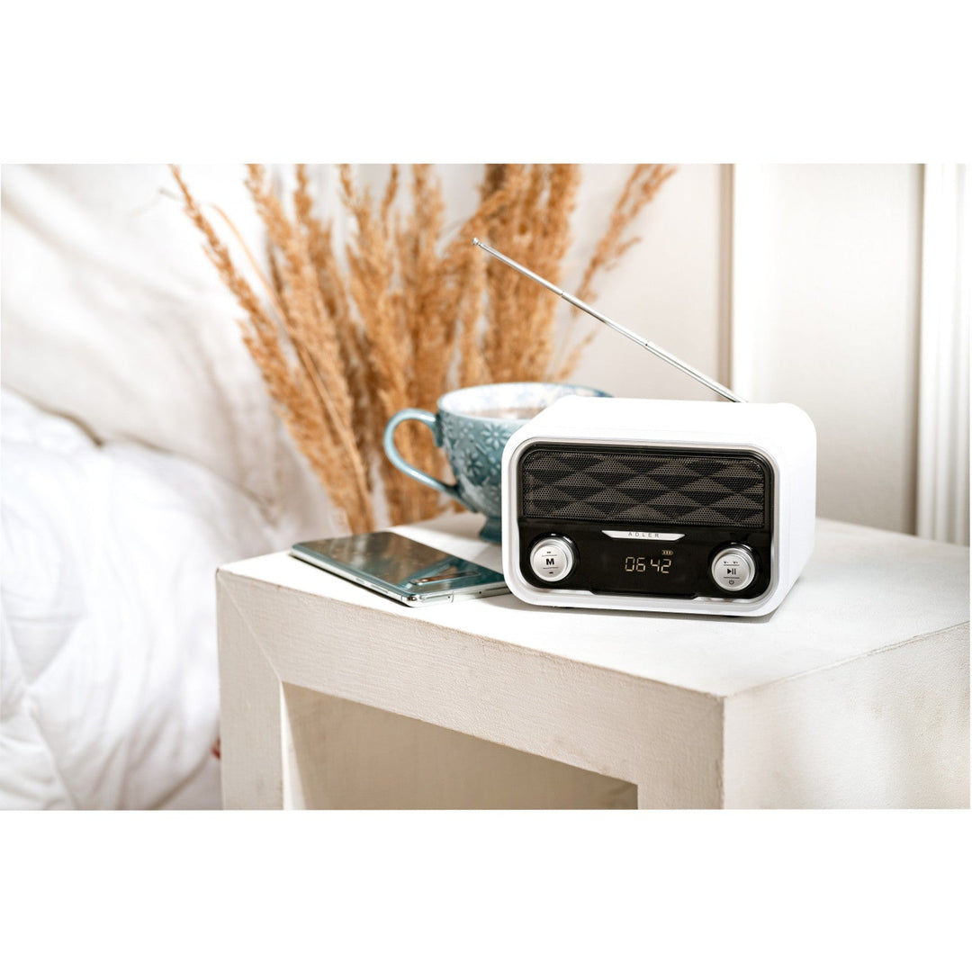 FM радио Bluetooth 1800 mAh SD USB MP3 AUX LCD Adler AD 1185