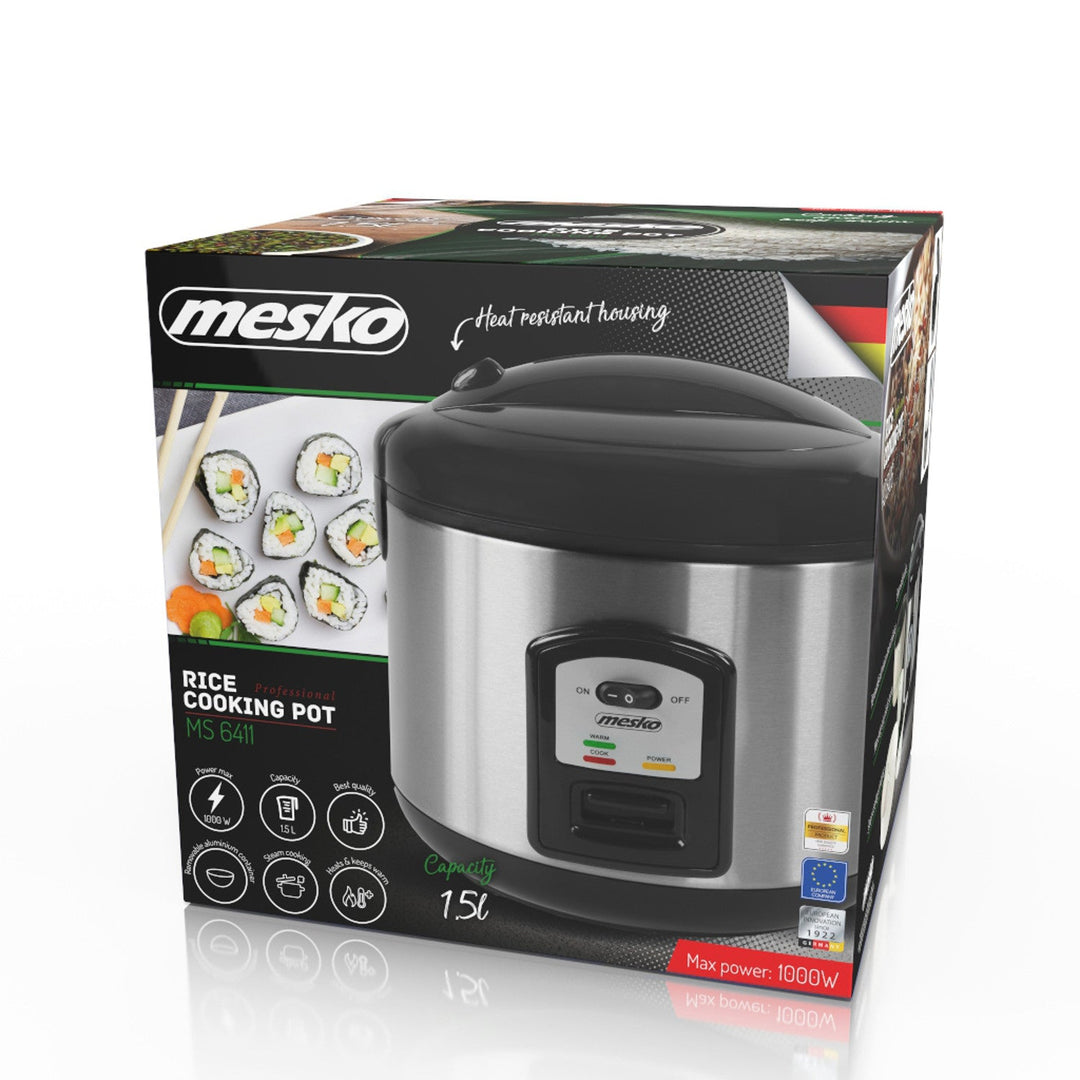 Оризоварка Mesko MS 6411 – готви ориз и го поддържа топъл