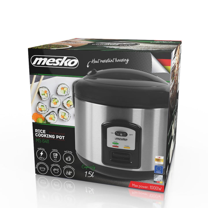 Оризоварка Mesko MS 6411 – готви ориз и го поддържа топъл