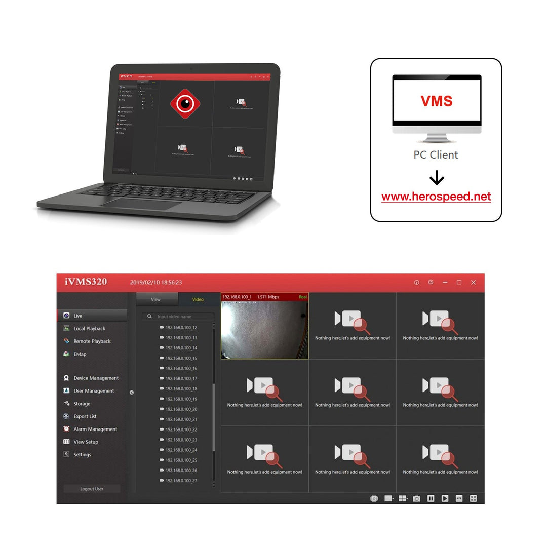 Maclean IPC 5MPx външна IP камера, куполна, PoE, CMOS 1/2.8" SONY Starvis IMX335, H.265+, Onvif, MCTV-515