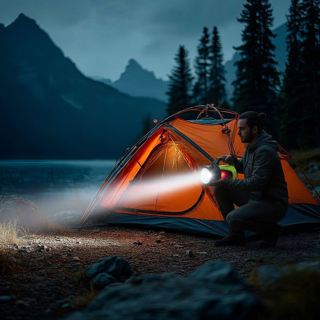 Maclean 3-в-1 LED фенер, функция за презареждане, 3 режима на осветление, 5W XM-L-T6, студено бяло 6500K, 3.7V 3x18650, 4500mAh, MCE345