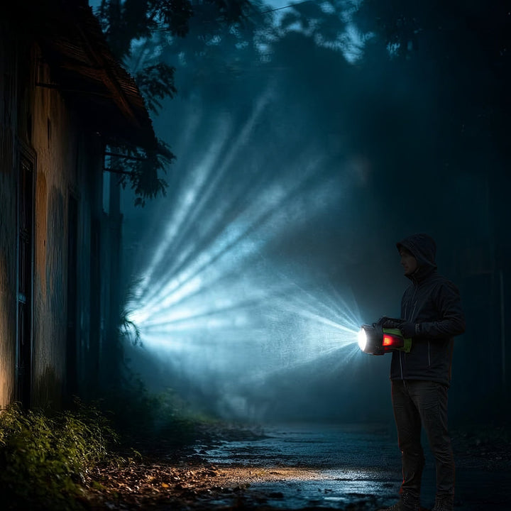 Maclean 3-в-1 LED фенер, функция за презареждане, 3 режима на осветление, 5W XM-L-T6, студено бяло 6500K, 3.7V 3x18650, 4500mAh, MCE345