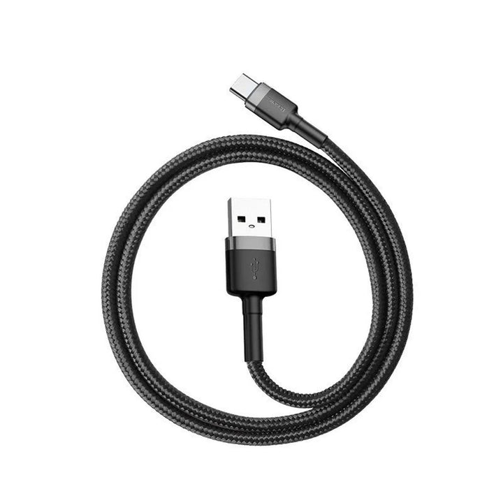 USB кабел - USB-C 3m Baseus Cafule CATKLF-UG1 Quick Charge 2A за бързо зареждане