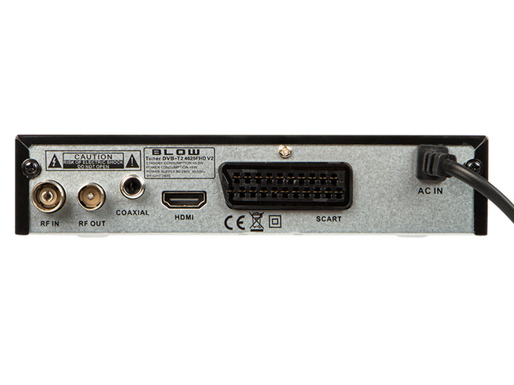 DVB-T/T2 4625FHD H.265 Blow тунер, идеален за приемане на DVB T2 сигнали