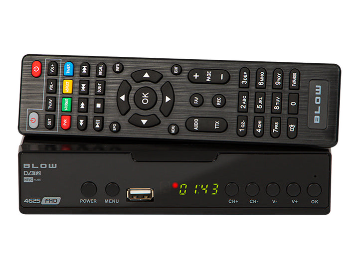 DVB-T/T2 4625FHD H.265 Blow тунер, идеален за приемане на DVB T2 сигнали