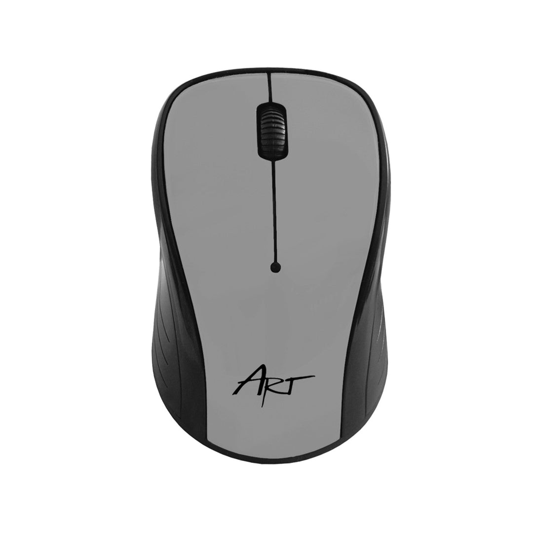 Оптична мишка Art, безжична, USB, сребриста, AM-92B