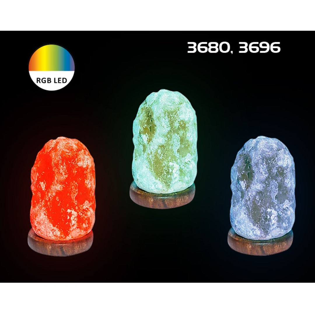 Wasabi, ind.deco.RGB.saltlamp, LED 1W, луна - декоративна лампа