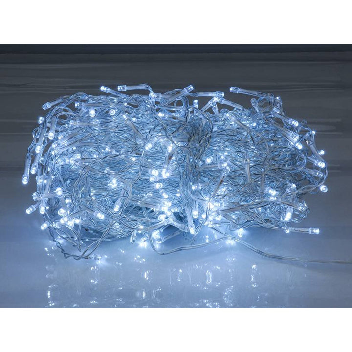 Ghirlandă luminoasă ML50Z 100 icicles 500 Led 15m alb rece IP44