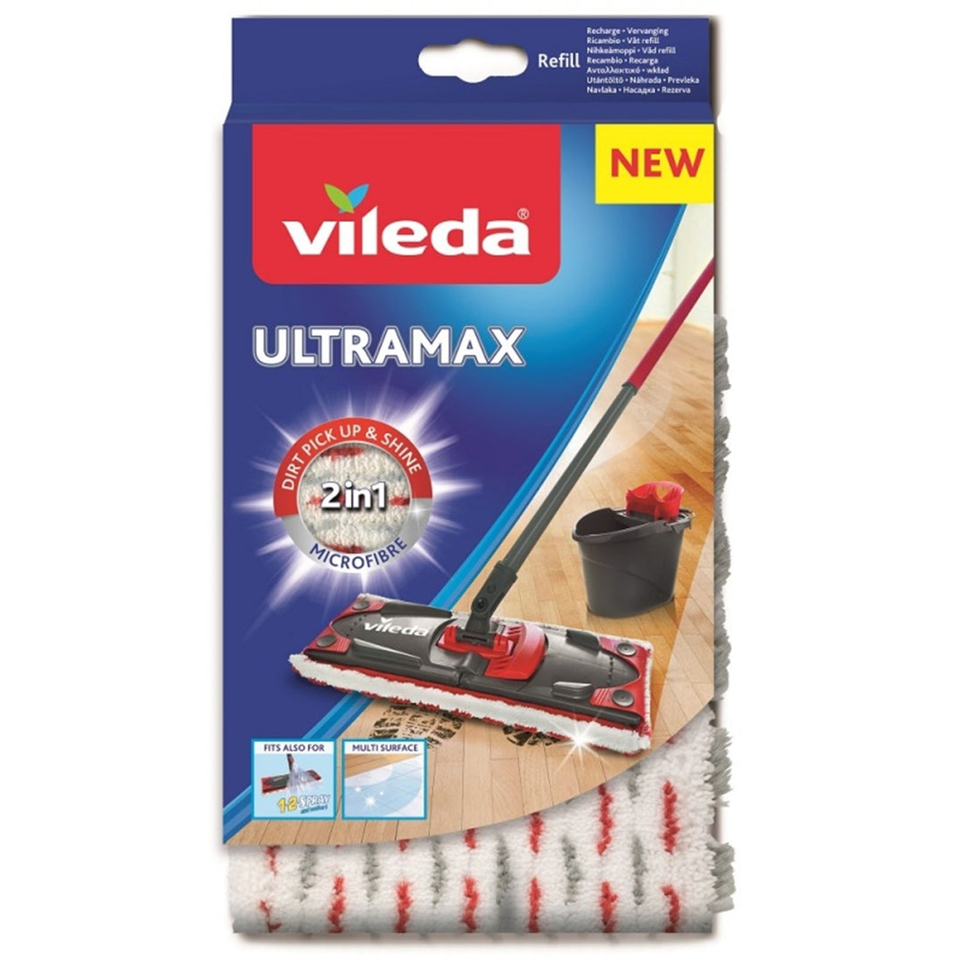 Моп Vileda Ultramax с дръжка + допълнителна резервна част за мопа