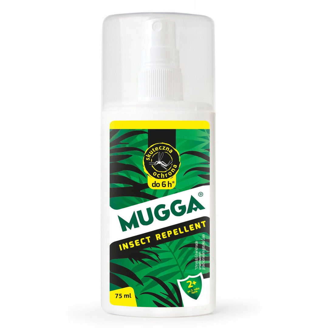Комплект от 2x Mugga 50% + 9,5% Deet за семейството + Успокояващ балсам 50ml
