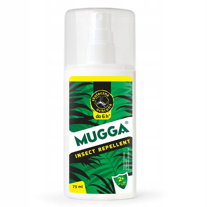 Комплект от 2x Mugga 50% + 9,5% Deet за семейството + Успокояващ балсам 50ml