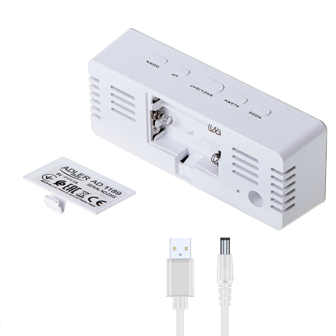 Аларма с LED дисплей и термометър Adler AD 1189 W