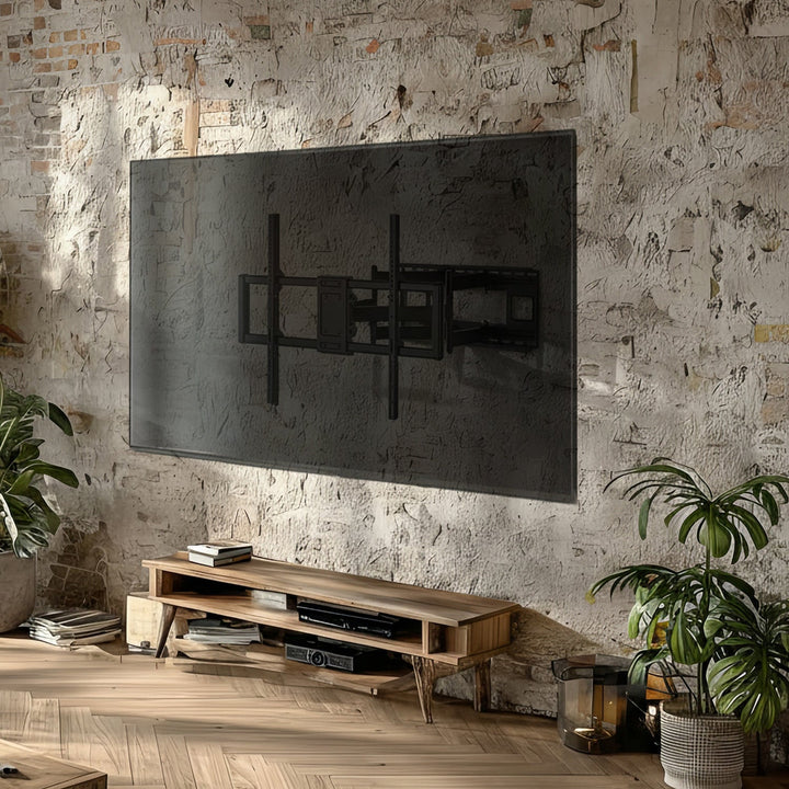 Икономичен телевизионен монтаж Maclean, макс. VESA900x600, 60-120", 120 кг, черен, MC-482
