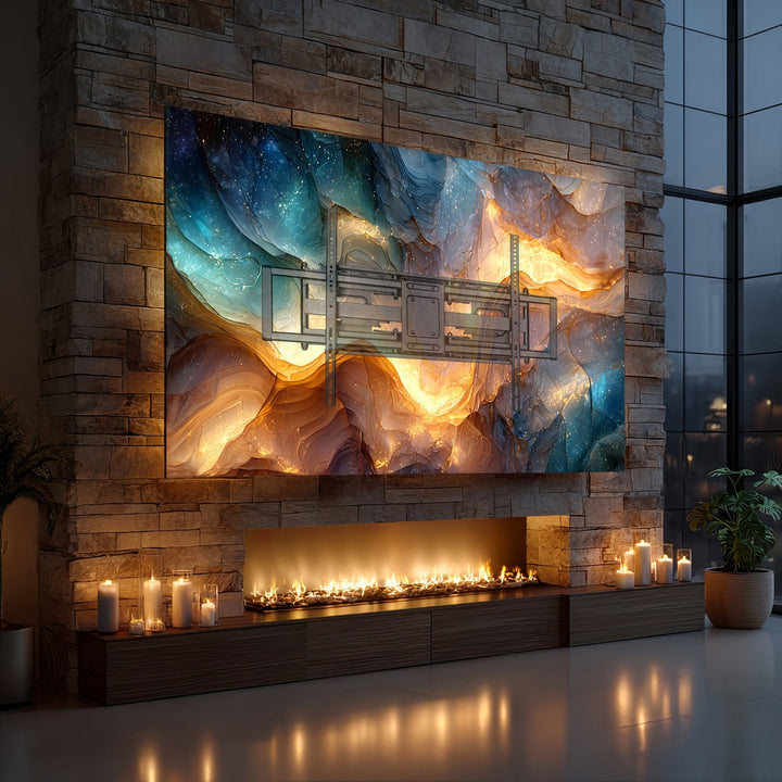 Икономичен телевизионен монтаж Maclean, макс. VESA900x600, 60-120", 120 кг, черен, MC-482