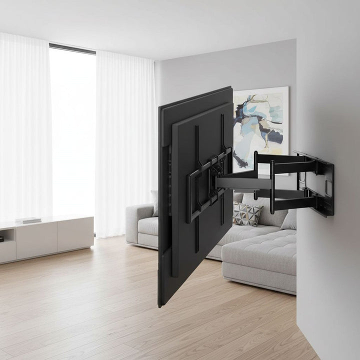 Икономичен телевизионен монтаж Maclean, макс. VESA900x600, 60-120", 120 кг, черен, MC-482