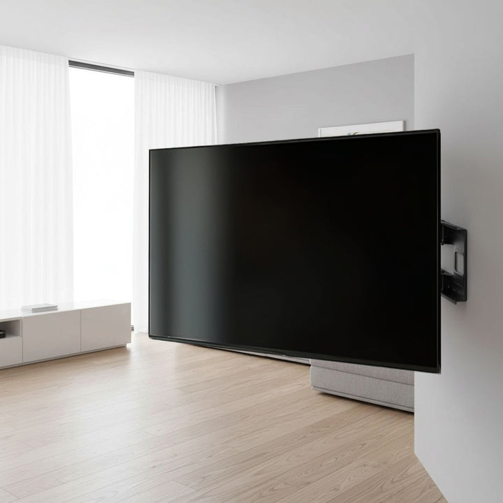 Икономичен телевизионен монтаж Maclean, макс. VESA900x600, 60-120", 120 кг, черен, MC-482