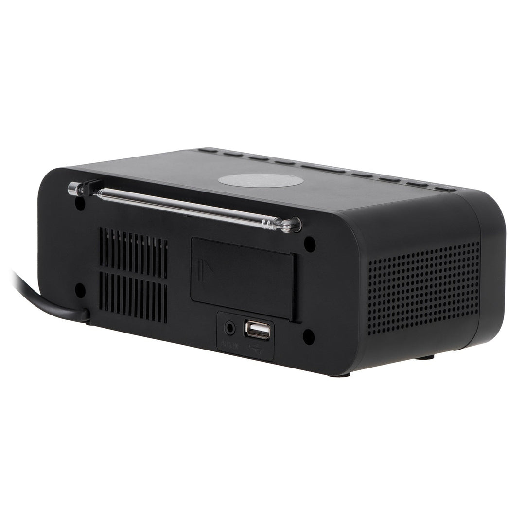 FM радиобудилник с безжично зарядно устройство и Bluetooth - Adler AD 1192B