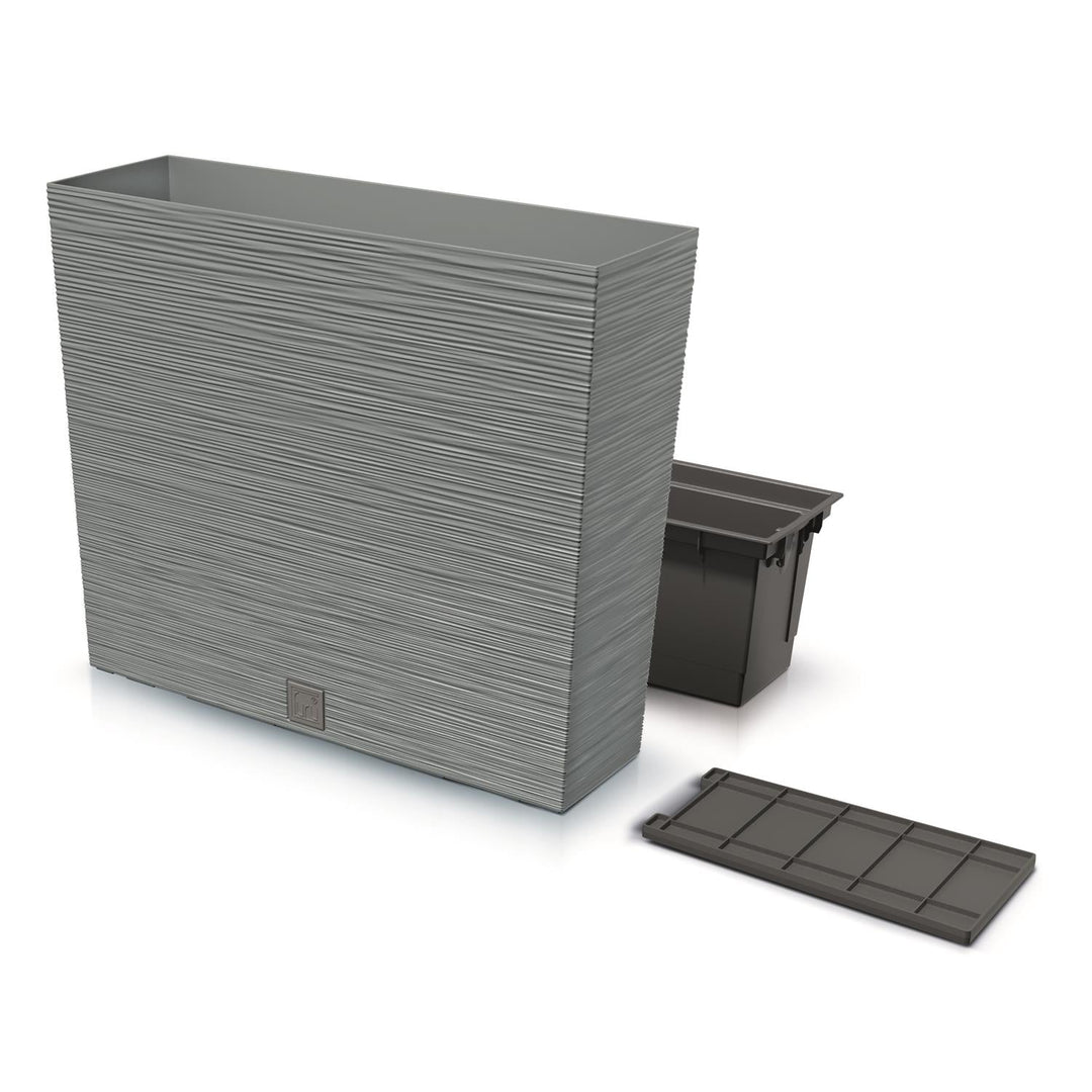 Кутия с вложка Prosperplast Furu Case T DFC600T-422U - цвят бетон (сив)