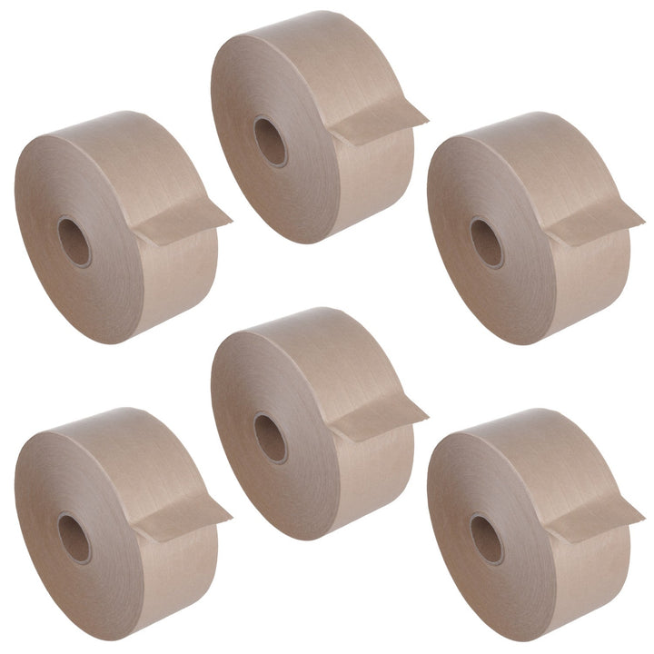 6x подсилена хартиена лента, активирана с вода, 70 mm x 150 m, Greenblue GB8150