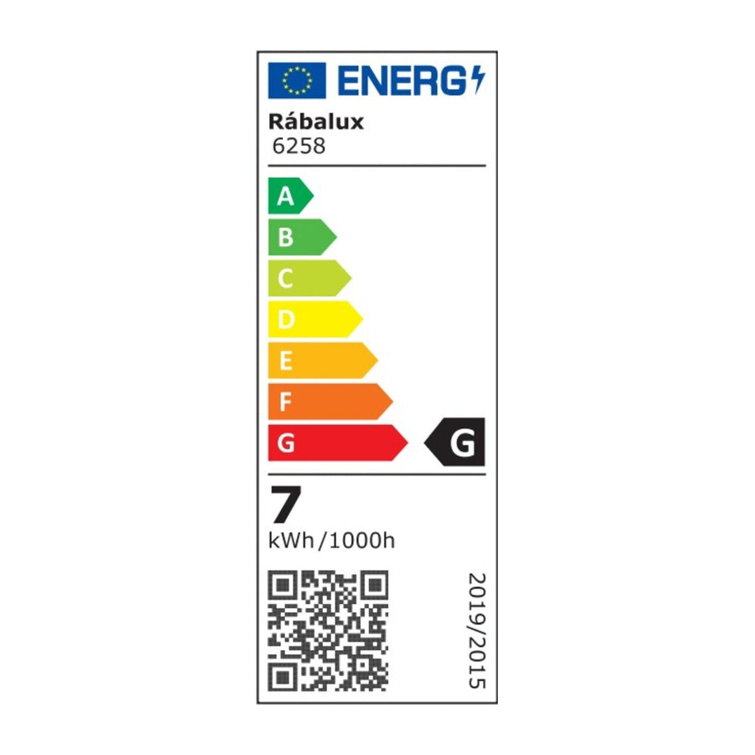Amadeo LED 7W черна 6258 стенна лампа с цветна температура 4000 K