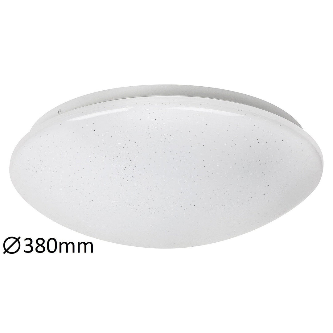 Rabalux Lucas 3938 кръгла плафониера, бяла, 24W LED