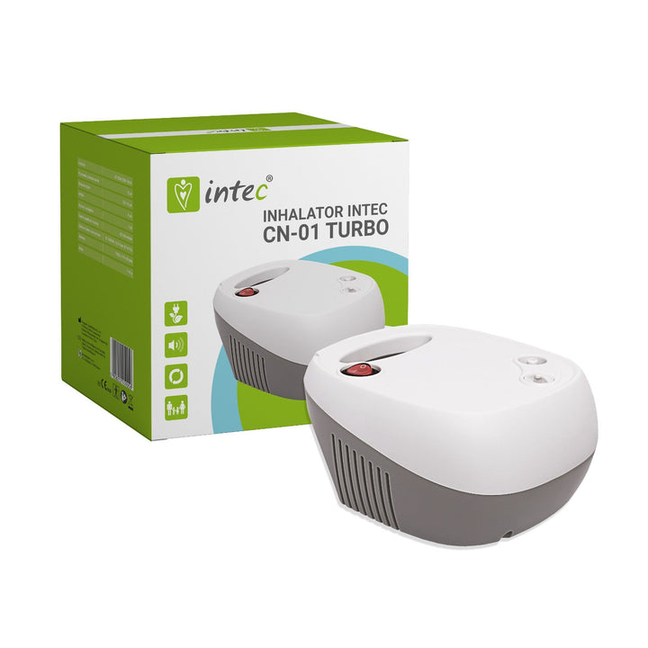 Intec CN-01 Турбо компресор-бутален инхалатор, компактен размер
