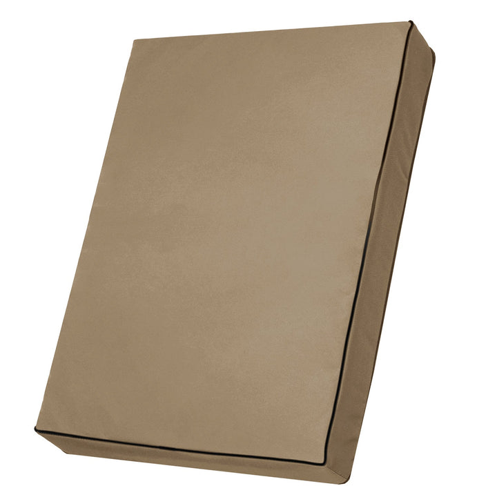 Vigo Standard матрак за кучета и котки, 80 x 60 x 5 cm, бежов с черна кайма