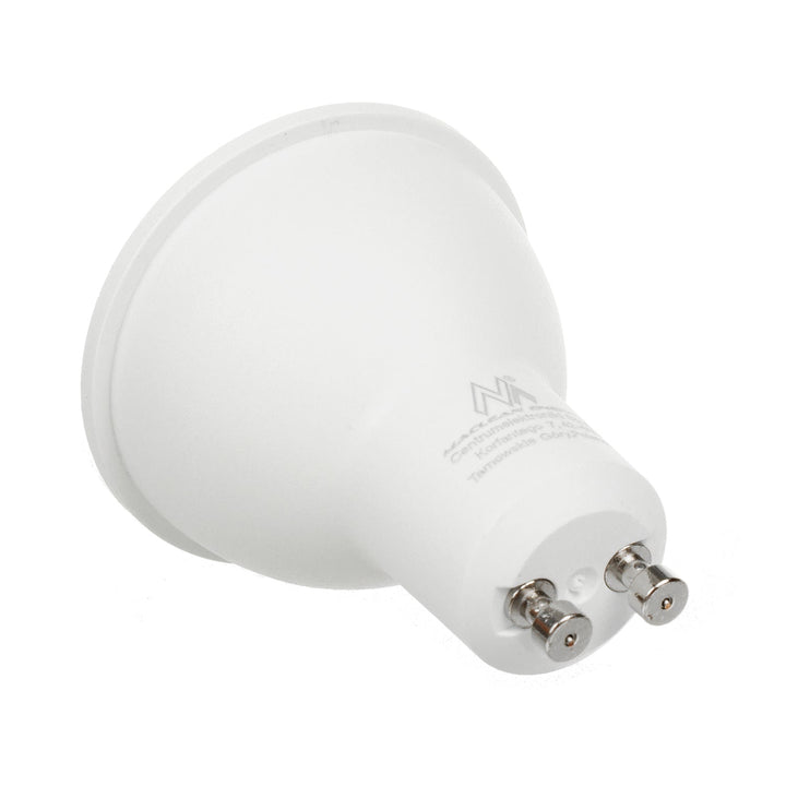 6x Maclean LED bec cu LED, GU10, 7W, 220-240V~, 50/60Hz, alb neutru, 4000K, 490 lumeni, MCE437 NW