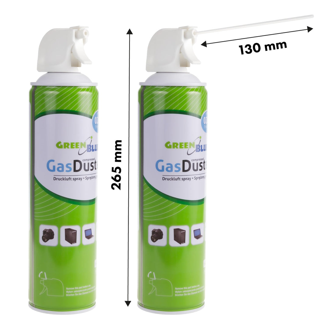 12x GreenBlue GB600 600 мл пистолет за спрей със сгъстен въздух - пистолет за пръскане