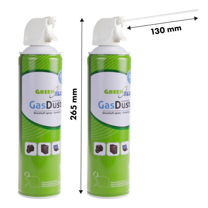 12x GreenBlue GB600 600 мл пистолет за спрей със сгъстен въздух - пистолет за пръскане