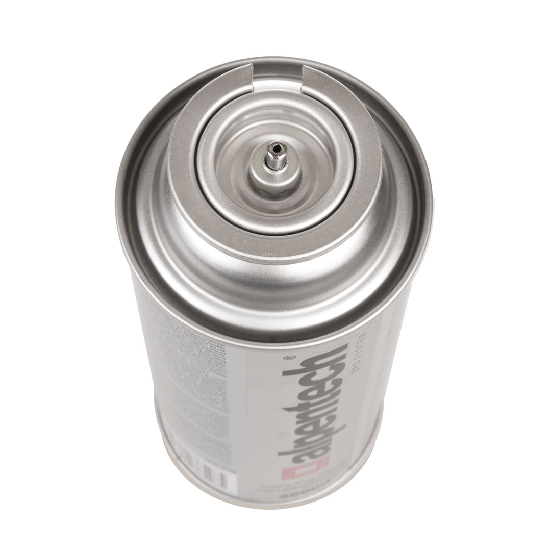 28x 380ml cartuș de gaz Alpentech, certificare: Pi 0875, conform cu EN521, butan, domeniu de funcționare -10°C până la +40°C, IK300