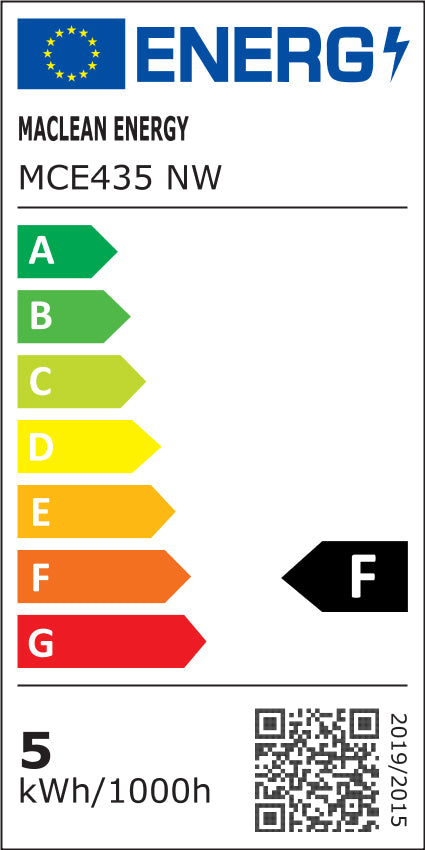 6x Maclean LED крушка, GU10, 5W, 220-240V~, 50/60Hz, неутрално бял цвят, 4000K, 400 лумена, MCE435 NW