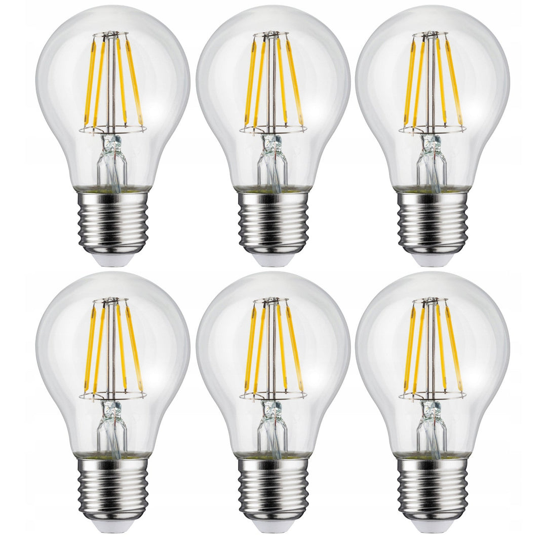6x Maclean LED лампа с нажежаема жичка, E27, 11W, 230V, WW топло бяло 3000K, 1500lm Retro Edison декоративна A60, MCE280