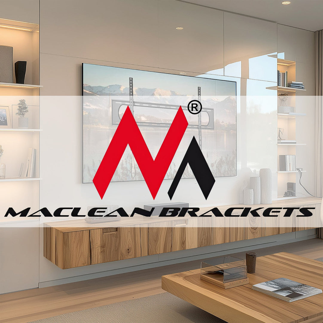 Монтажна стойка за телевизор или монитор Maclean, макс. VESA 900x600, 60-120", 120 кг, черна, MC-750N