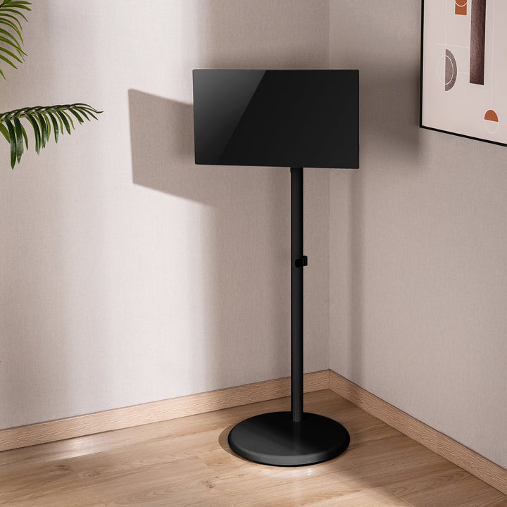 Маклин мобилна стойка за монитор/телевизор, газова пружина, 17"-35", 2-10 кг, черна, MC-970B