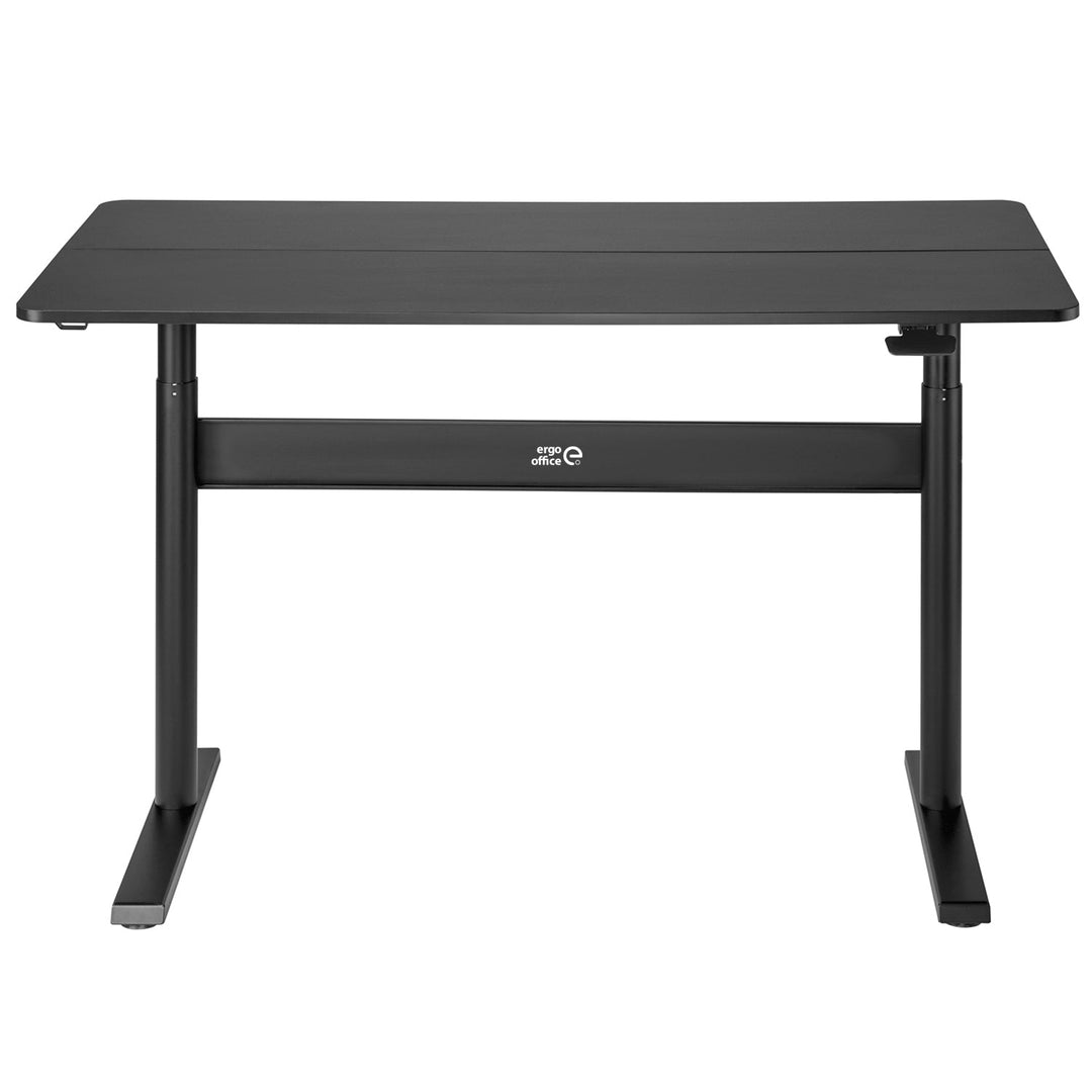 Работно бюро Ergo с плот 140x68 cm, газови амортисьори, регулиране на височината, за работа в изправено или седнало положение, максимална височина 115 cm, ER-453