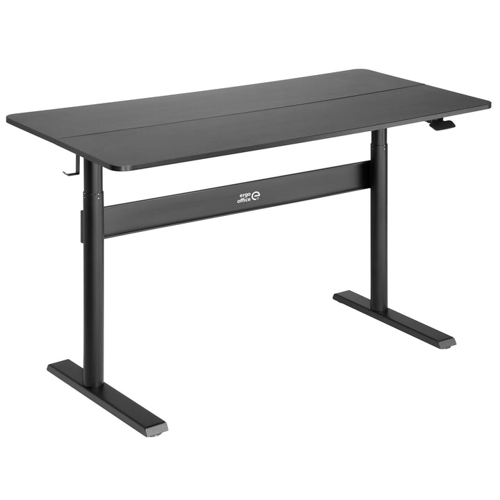 Работно бюро Ergo с плот 140x68 cm, газови амортисьори, регулиране на височината, за работа в изправено или седнало положение, максимална височина 115 cm, ER-453