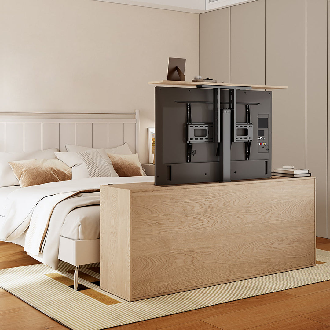 Електрически изтеглящ се телевизионен монтаж Maclean, TUYA, 37''-80'', VESA 600x400, макс. 60 кг, MC-866T