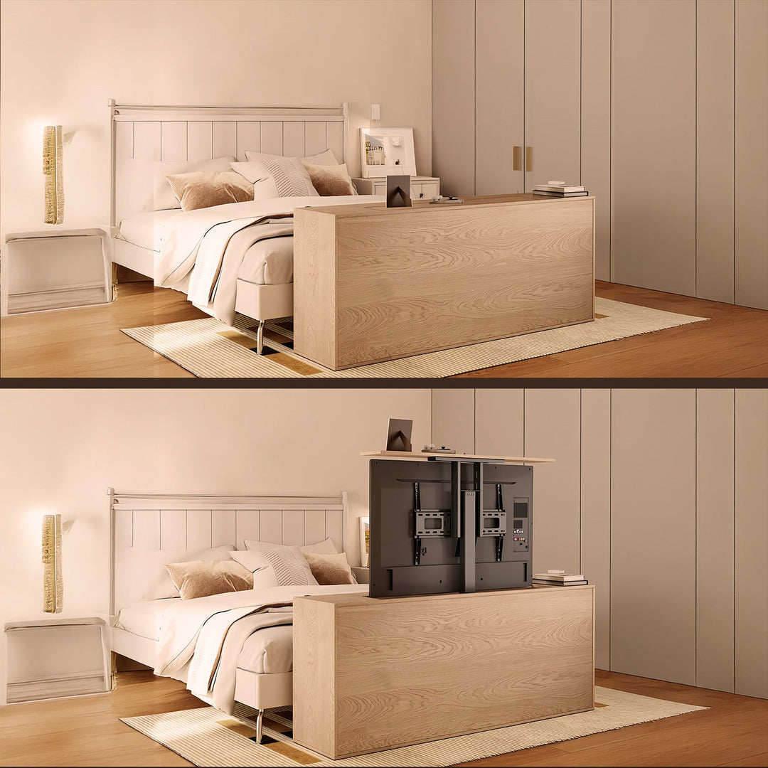 Електрически изтеглящ се телевизионен монтаж Maclean, TUYA, 37''-80'', VESA 600x400, макс. 60 кг, MC-866T