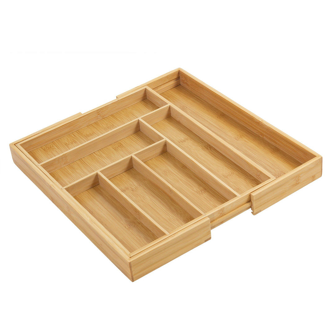 GreenBlue разтегателен органайзер за прибори от бамбук, 325–500 × 430 × 45 mm, GB379