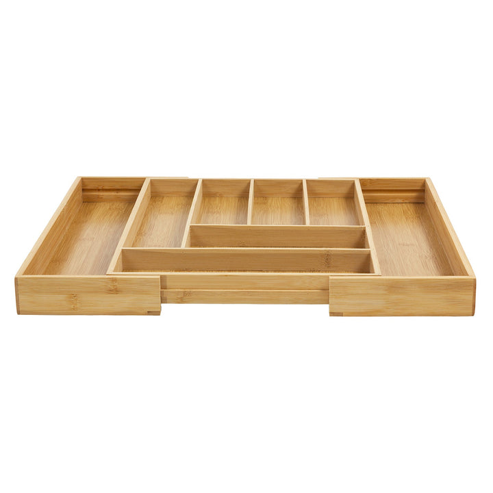 GreenBlue разтегателен органайзер за прибори от бамбук, 325–500 × 430 × 45 mm, GB379